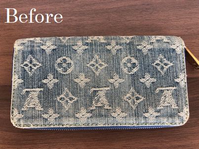 デニム財布